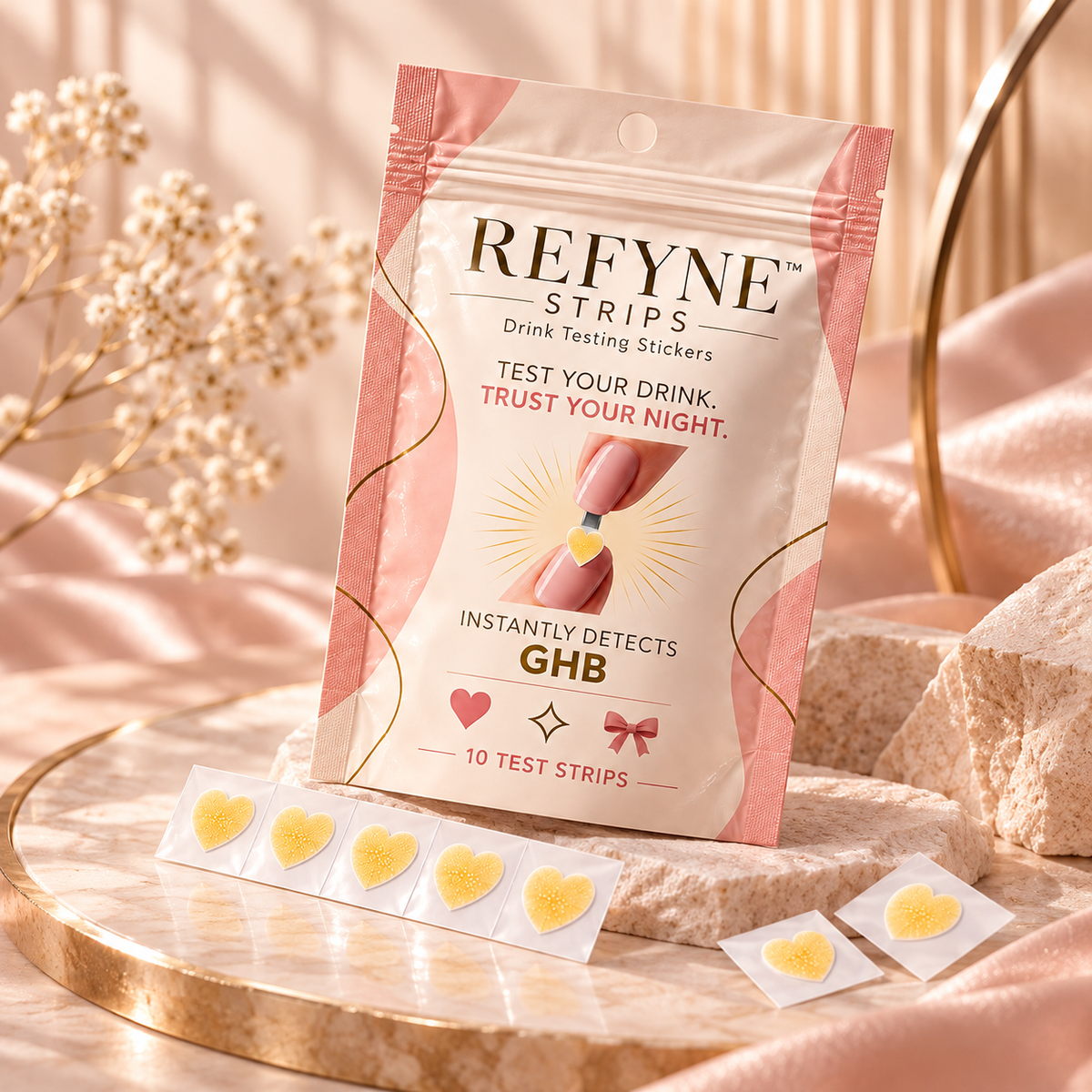REFYNE™ Drink Testing Stickers